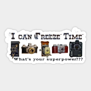 I can freeze time Sticker